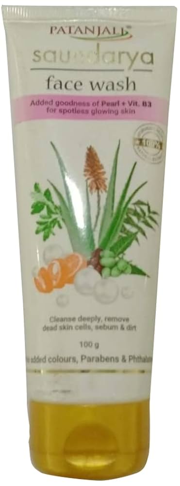 洗顔グッズ Facewash ( Patanjali, Himalaya) Amazon.com: PATANJALI Saundarya Face Wash, 100g (Pack of 3